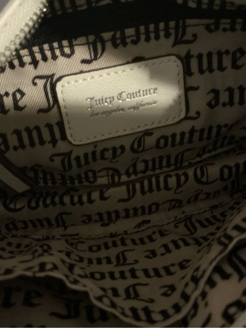 Juicy couture White and Sage Two-Pocket Shoulder Bag